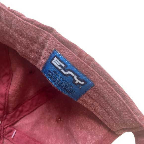 NWT Rocky Mountain National Park Size S Hat Distressed Red Maroon Adjustable - Picture 6 of 8